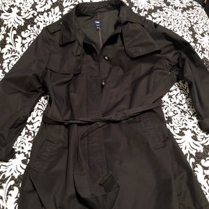 Black trench coat